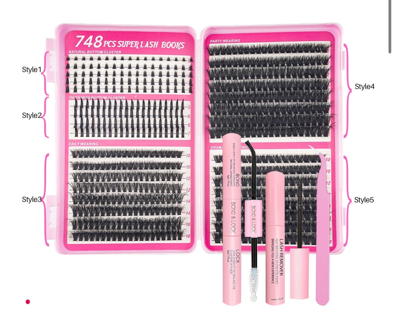 All-in-One Lash Book (Bond, Seal, Remover, Applicator)